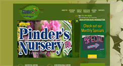 Desktop Screenshot of pindersnursery.com